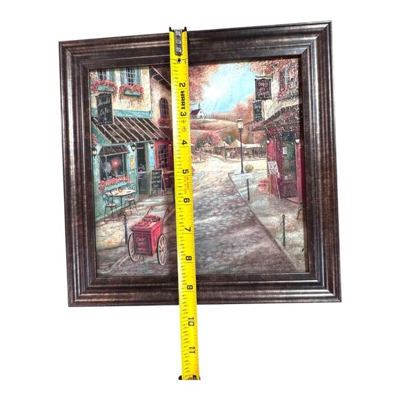 Set Of 4 Framed Autumn French Street Scene Wall Art Prints Parisian Matching - Picture 8 of 8